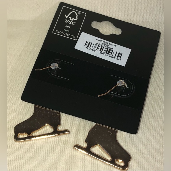 Torrid NWT Holiday Skate Earrings - Picture 6 of 12